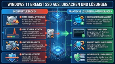 Windows 11 bremst SSD aus: Ursachen und Lösungen
