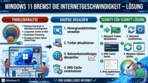 Windows 11 bremst die Internetgeschwindigkeit – Lösung