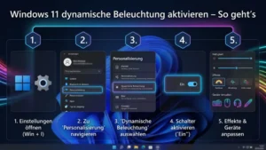 Windows 11 dynamische Beleuchtung aktivieren – So geht’s