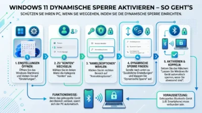 Windows 11 dynamische Sperre aktivieren – So geht’s