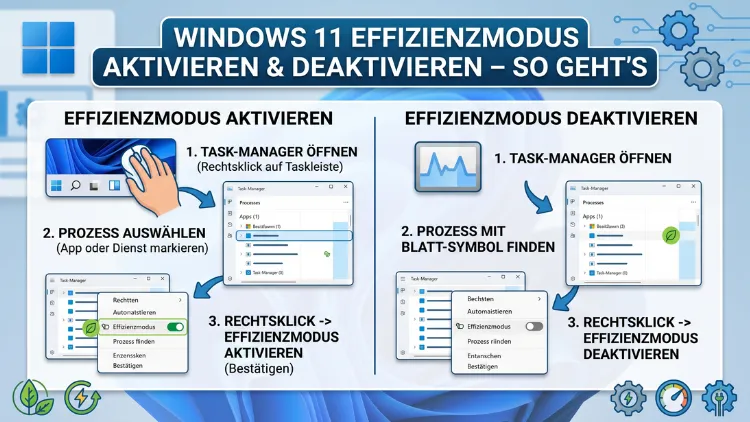 Windows 11 effizienzmodus aktivieren & deaktivieren – So geht’s