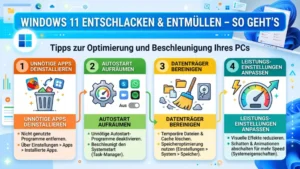 Windows 11 entschlacken und entmüllen – So geht’s