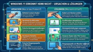 Windows 11 erkennt HDMI nicht – Ursachen & Lösungen