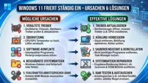 Windows 11 friert ständig ein – Ursachen & Lösungen