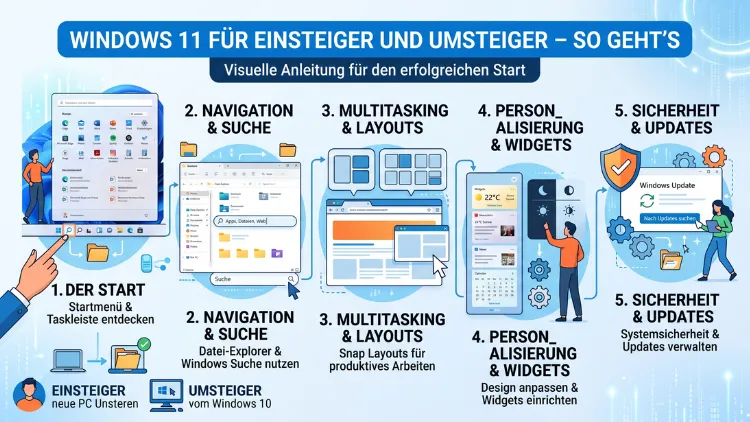 Windows 11 für Einsteiger und Umsteiger – So geht’s