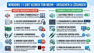 Windows 11 gibt keinen Ton mehr – Ursachen & Lösungen