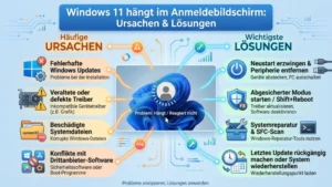 Windows 11 hängt im Anmeldebildschirm – Ursachen & Lösungen