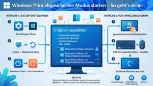 Windows 11 im abgesicherten Modus starten – So geht’s sicher