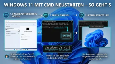 Windows 11 mit CMD Neustarten – So geht’s