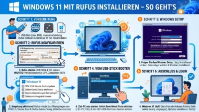Windows 11 mit Rufus installieren – So geht’s