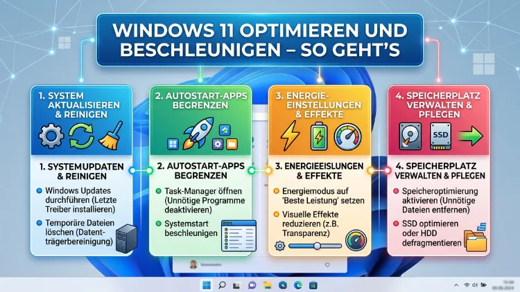 Windows 11 optimieren und beschleunigen – So geht’s