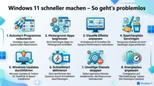 Windows 11 schneller machen – So geht’s problemlos