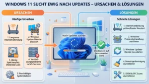 Windows 11 sucht ewig nach updates – Ursachen & Lösungen