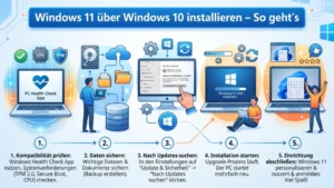 Windows 11 über Windows 10 installieren – So geht’s
