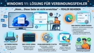 Windows 11: „Hmm… Diese Seite ist nicht erreichbar“ – Lösung