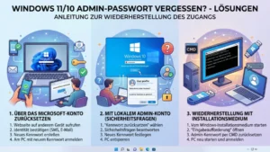 Windows 11/10 Admin Passwort vergessen – Lösung