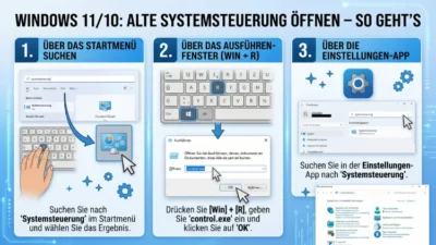 Windows 11/10: Alte Systemsteuerung öffnen – So geht’s