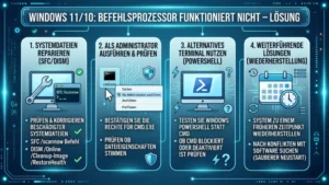Windows 11/10: Befehlsprozessor funktioniert nicht – Lösung
