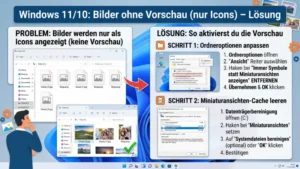 Windows 11/10: Bilder ohne Vorschau (nur Icons) – Lösung