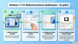 Windows 11/10: Bildschirmschoner deaktivieren – So geht’s