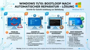 Windows 11/10: Bootloop nach automatischer Reparatur – Lösung
