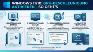 Windows 11/10: GPU-Beschleunigung aktivieren – So geht’s