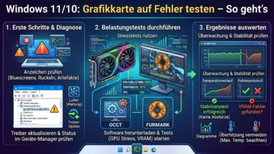 Windows 11/10: Grafikkarte auf Fehler testen – So geht’s