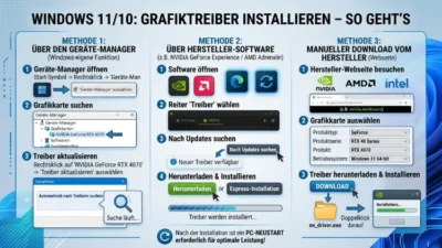 Windows 11/10: Grafiktreiber installieren – So geht’s
