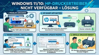 Windows 11/10: HP-Druckertreiber nicht verfügbar – Lösung