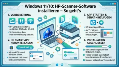 Windows 11/10: HP-Scanner-Software installieren – So geht’s