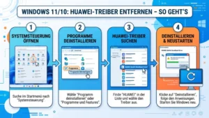 Windows 11/10: HUAWEI‑Treiber entfernen – So geht’s