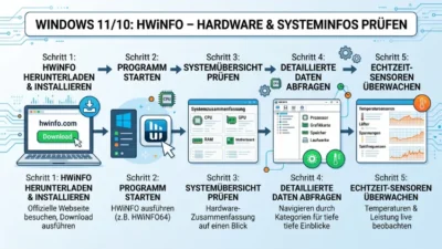 Windows 11/10: HWiNFO, Hardware & Systeminfos prüfen – So geht’s