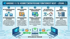 Windows 11/10: Heimnetzwerkfreigabe funktioniert nicht – Lösung