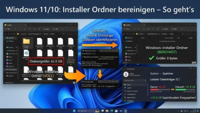 Windows 11/10: Installer Ordner bereinigen – So geht’s