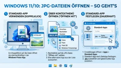 Windows 11/10: JPG-Dateien öffnen – So geht’s