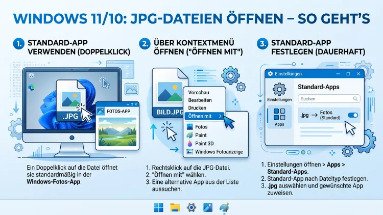 Windows 11/10: JPG-Dateien öffnen – So geht’s