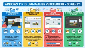 Windows 11/10: JPG-Dateien verkleinern – So geht’s