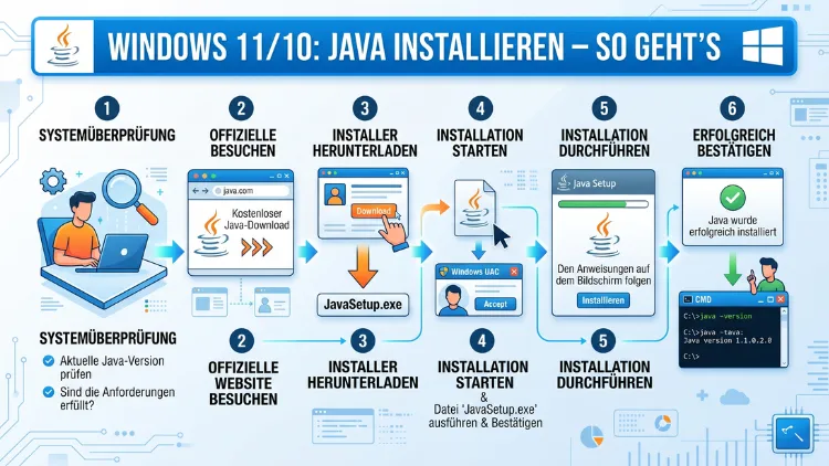 Windows 11/10: Java installieren – So geht’s