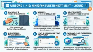 Windows 11/10: Mikrofon funktioniert nicht – Lösung