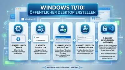Windows 11/10: Öffentlicher Desktop – So geht’s