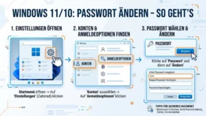 Windows 11/10: Passwort ändern – So geht’s