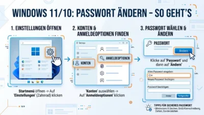 Windows 11/10: Passwort ändern – So geht’s