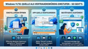 Windows 11/10: Quelle als vertrauenswürdig einstufen – So geht’s