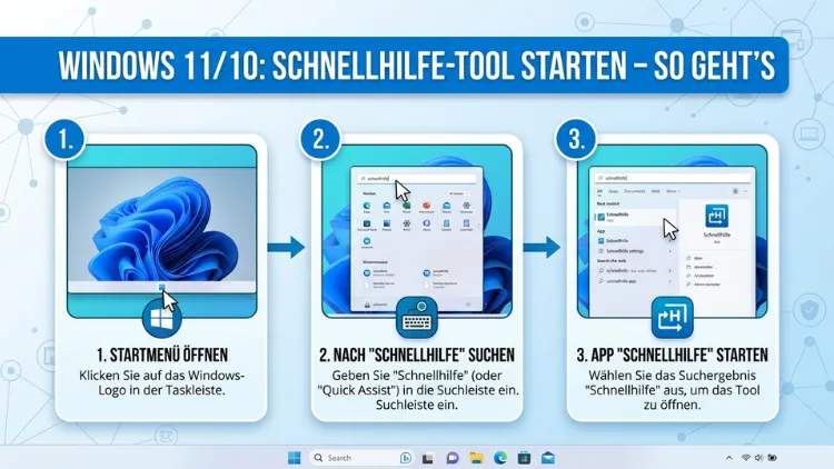 Windows 11/10: Schnellhilfe-Tool starten – So geht’s