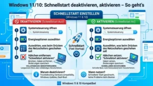 Windows 11/10: Schnellstart deaktivieren, aktivieren – So geht’s