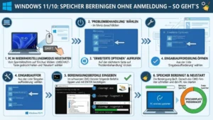 Windows 11/10: Speicher bereinigen ohne Anmeldung – So geht’s