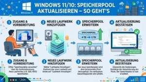 Windows 11/10: Speicherpool aktualisieren – So geht’s