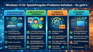 Windows 11/10: Spielefreigabe-Probleme beheben – So geht’s