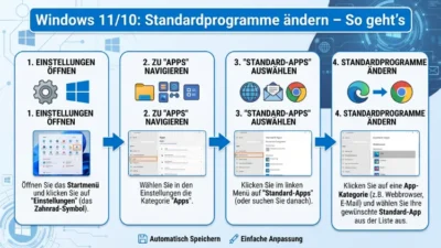 Windows 11/10: Standardprogramme ändern – So geht’s