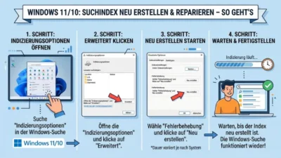 Windows 11/10: Suchindex neu erstellen und reparieren – So geht’s